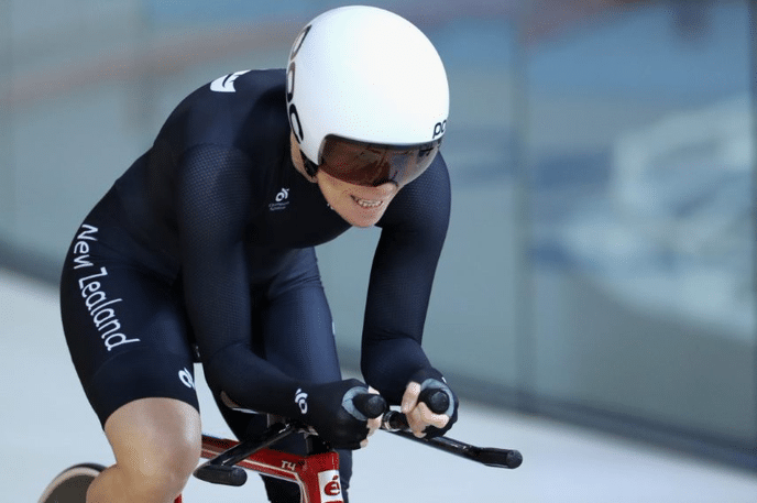 Kate Horan, New Zealand Paralympian on her bike