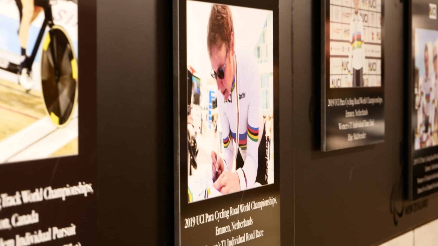 Eltje Malzbender appears on the Walk of Champions for her 2019 World Championship win